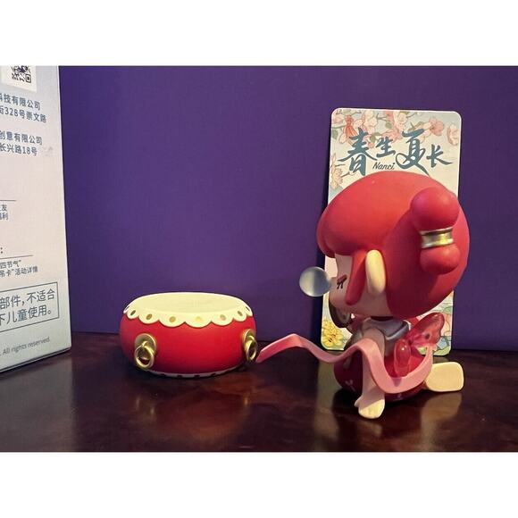 Rolife X Nanci GREATER HEAT Solar Terms Mini Figure Designer Art Toy NEW Card - Picture 4 of 11